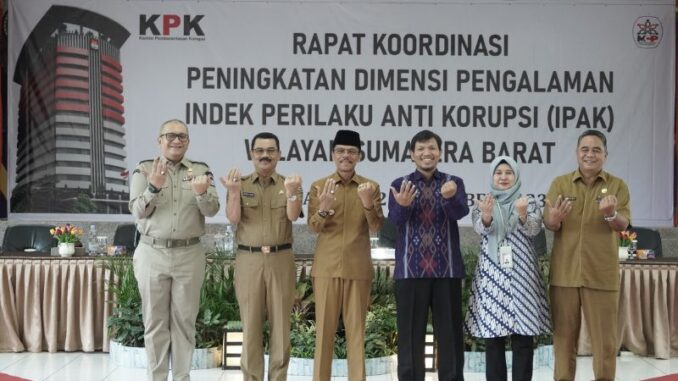 Bupati Safaruddin saat Rapat Koordinasi Peningkatan Dimensi IPAK tahun 2023