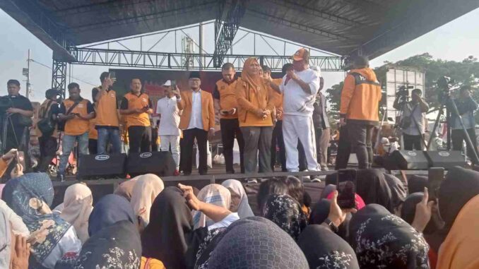 Jalan Sehat Partai Hanura di Padang Sukses, Puluhan Ribu Warga Ramaikan Danau Cimpago
