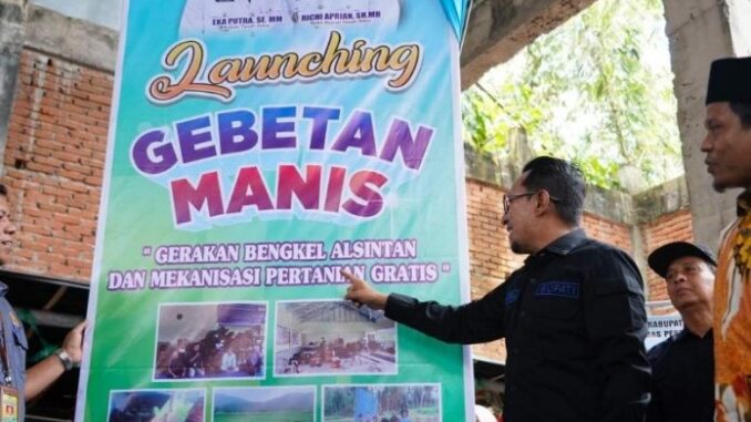Launching Pekan Tani Kecamatan Lintau Buo Utara oleh Bupati Eka Putra