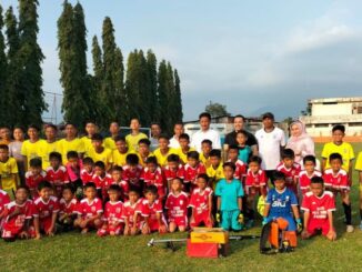 Manufer Putra Firdaus Sambangi Pesepakbola PSTS Saat Sepakat Untuk Gelaran Kompetisi Antar SSB
