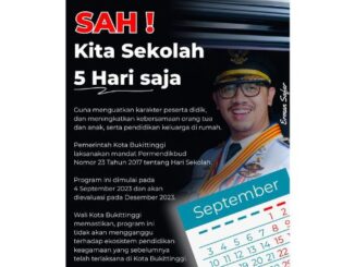 Pemko Bukittinggi terapkan sekolah Lima Hari