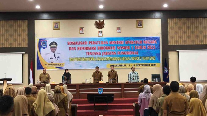 Pemko Payakumbuh Gelar Sosialisasi Untuk JF se-kota Payakumbuh