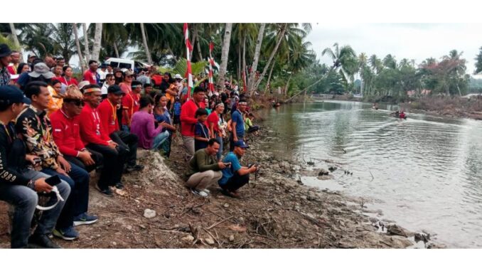 Pembukaan Lomba Selaju Sampan Tradisional Digelar oleh Pj. Bupati Mentawai