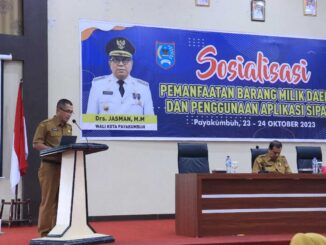 Pemerintah Kota Payakumbuh gelar acara Sosialisasi Pemanfaatan Barang Milik Daerah dan Penggunaan Aplikasi Sipaga.