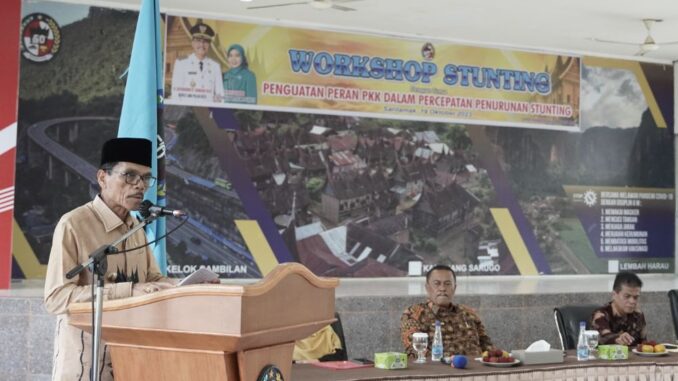 Pemkab Limapuluh Kota gelar Workshop Stunting Bagi Kader PKK
