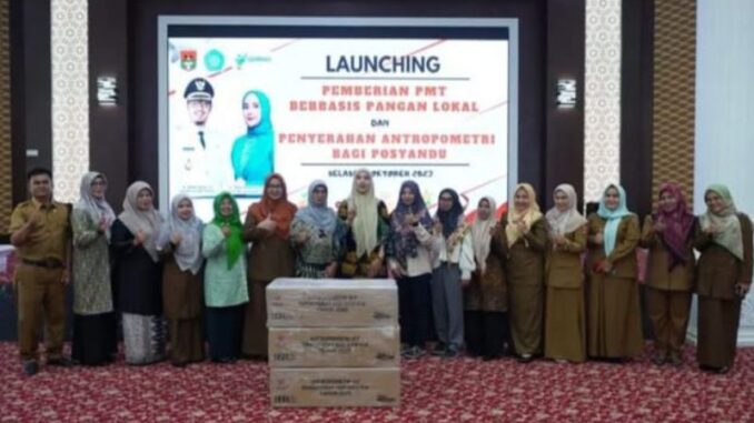 Pemko Bukittinggi launching program Pemberian Makanan Tambahan (PMT)