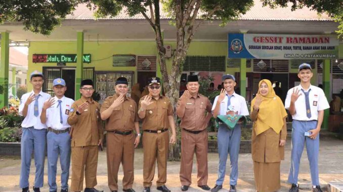 Pj Walikota Payakumbuh Jasman Hadiri Kegiatan Perekaman Bagi Pemula di SMA N 4 Payakumbuh