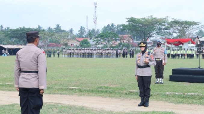 Polres Payakumbuh Gelar Simulasi Sispam Kota.