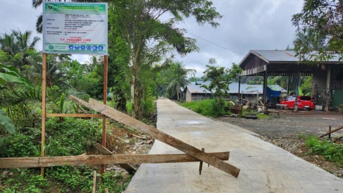 Proyek PSU Permukiman Di Pasbar