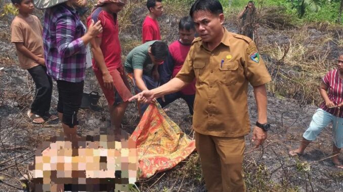 Seorang Petani di Tarusan Ditemukan Tewas Terjebak Kebakaran Lahan