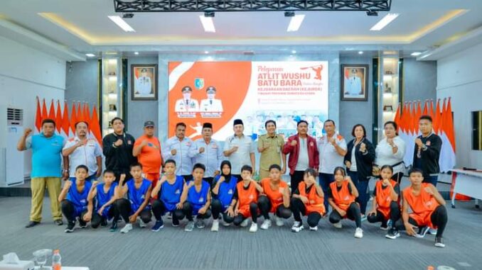 12 atlet wushu tingkat pelajar siap untuk mengikuti Kejurda Wushu Sumatera Utara.