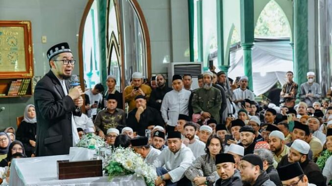Bupati Batu Bara Ir. H. Zahir, M.AP., menghadiri peringatan Haul ke-2 Haji Anif bin Gulrang Shah.