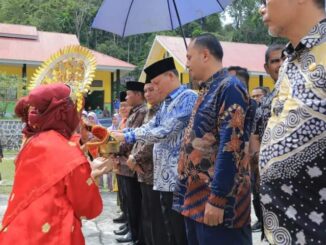 Bupati Sabar AS membuka musabaqah tilawatil Al-Quran tingkat Kecamatan Dua Koto Rabu.