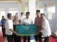 Bupati Safaruddin meninjau jalan Palangkitangan dan serahkan bantuan antropometri.