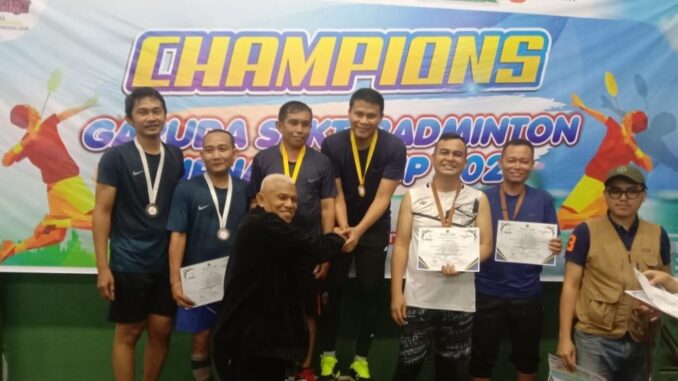 Garuda Sakti Badminton Turnament Cup 2023 semarak di akhir pekan.