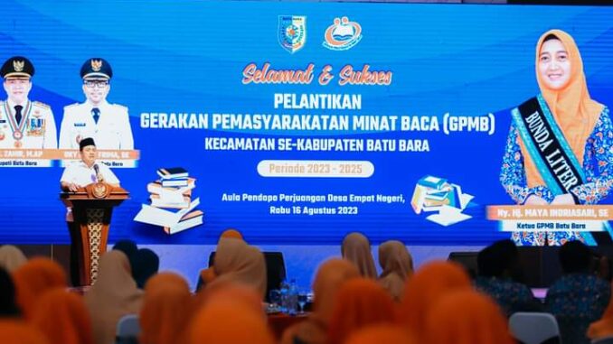 Pelantikan pengurus GPMB Kecamatan se-Kabupaten Batu Bara.