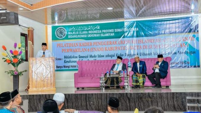 Pembukaan Pelatihan Kader Penggerak Ukhuwah Islamiyah Angkatan Ke-III digelar oleh MUI Sumut