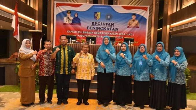 Pembukaan pelatihan Peningkatan Kapasitas LKD se-Kabupaten Batu Bara.