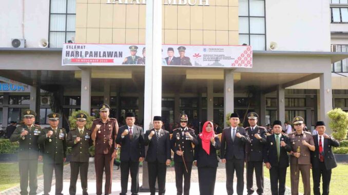 Pemko Payakumbuh gelar upacara peringatan Hari Pahlawan.