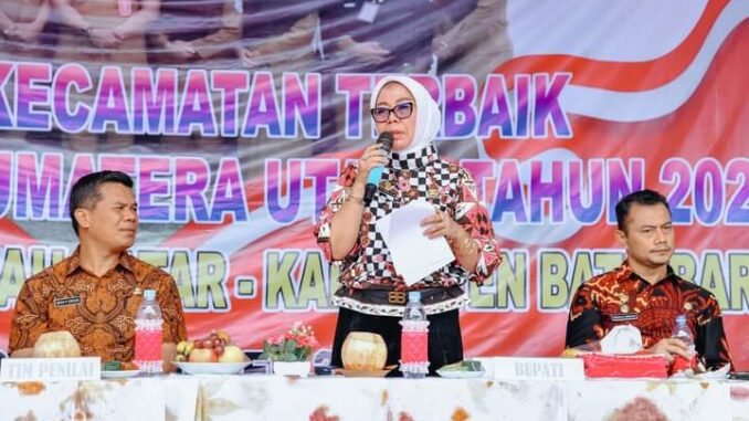 Sekda Batu Bara mewakili Bupati Batu Bara tim penilai Kecamatan Terbaik tingkat Provinsi Sumatera Utara Tahun 2023.