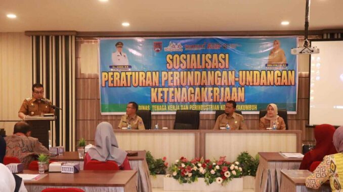 Sosialisasi UU Cipta Kerja yang diselenggarakan Pemko Payakumbuh.