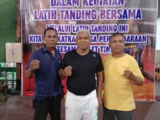 50-an petinju akan Rrmaikan latih tanding Garuda Sakti BC.
