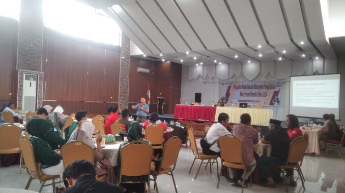 Bawaslu dan KPU Pasaman menggelar Kapasitas TOT.