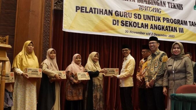 Bimtek pelaksanaan program Tahfiz di Limapuluh Kota.