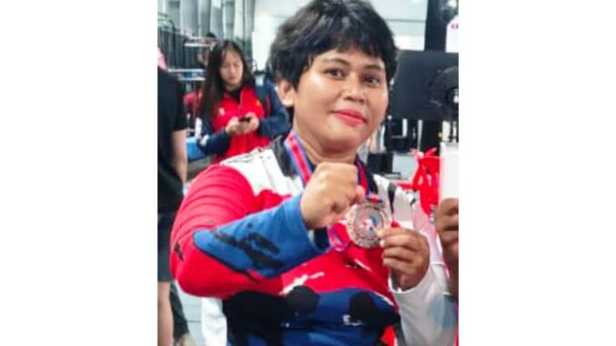 Gisca Dewi menang Medali Perunggu di Asean Wrestling Cambodia 2023.