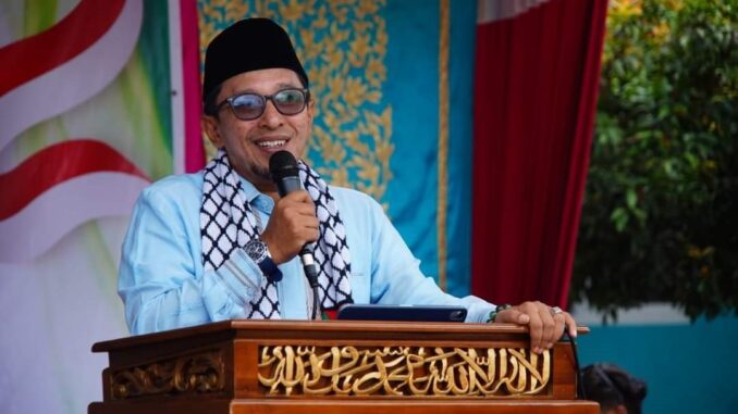 Bupati Eka Putra hadiri kegiatan Waqaf Tahfizh Dan Gebyar Talenta MTSN 8 Tanah Datar.