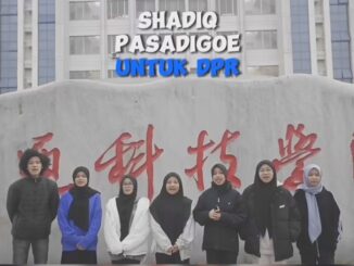 Doa dan dukungan untuk caleg DPR RI Shadiq Pasadigoe datang dari Negeri China.