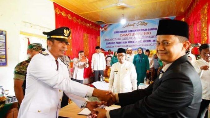 Sertijab Camat Lintau Buo Utara.