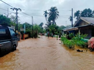 Tiga Nagari di Batang kapas terendam banjir.