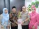 Acara pisah sambut Kapolres Tanjungbalai dari AKBP Ahmad Yusuf Afandi (lama) kepada AKBP Yon Edi Winara (baru).
