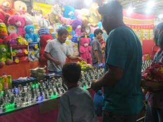Judi ketangkasan yang berkedok dalam acara tradisi Pesta Tapai Desa Dahari Selebar.
