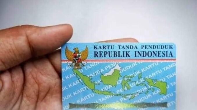 Kartu Tanda Penduduk (Ilustrasi).