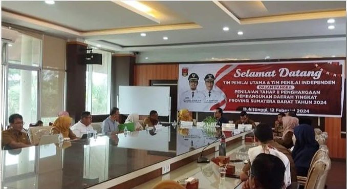 Kunjungan Tim penilai PPD tahap II Tingkat Sumbar Pemko Bukittinggi.