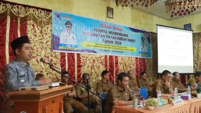 Musrenbang Kecamatan Camat Payakumbuh Barat.