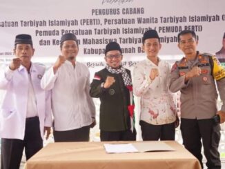 Pelantikan dan pengukuhan pengurus Cabang PERTI, PERWATI, Pemuda Perti, dan KMTI Kabupaten Tanah Datar.
