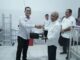 Penyerahan alat kesehatan di UPTD Puskesmas Aek Songsongan.