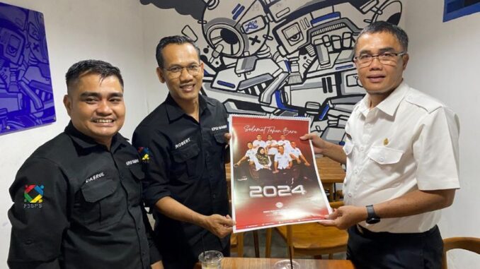 Sekda Kota Payakumbuh Rida Ananda usai menerima audiensi KPID Provinsi Sumbar.