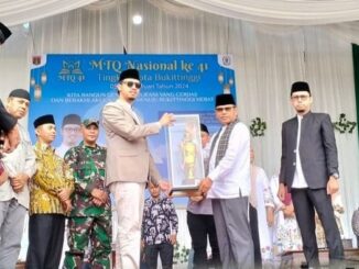 Wako Erman Safar membuka MTQ Tingkat Kota Bukittinggi ke- 41.