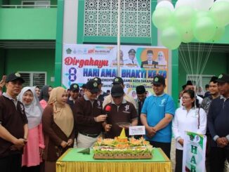 Walikota Tanjungbalai H.Waris Tholib saat memimpin Upacara Peringatan Hari Amal Bhakti Kementerian Agama.