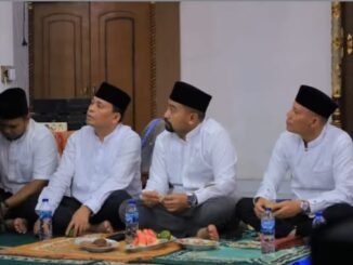 Bupati Sabar AS saat mendampingi Wagub TSR Di Malampah.