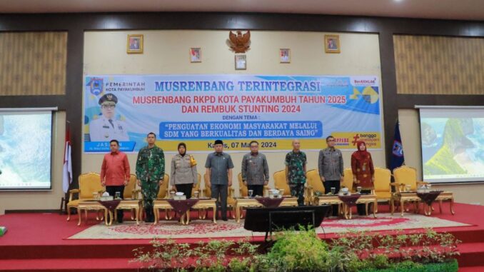 Musrenbang RKPD Kota Payakumbuh Tahun 2025 dan Rembuk Stunting 2024.