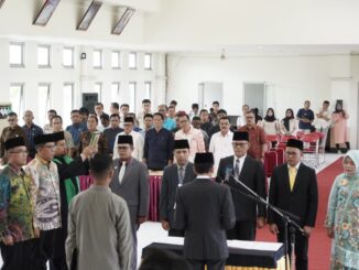 Pelantikan Herman Azmar menjadi Sekretaris Daerah Limapuluh Kota definitif.