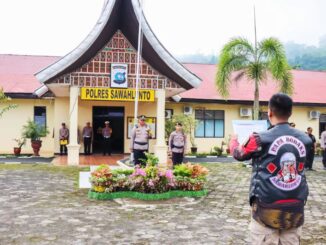 Pembacaan Ikrar Keselamatan Berlalulintas dari Club Bermotor.