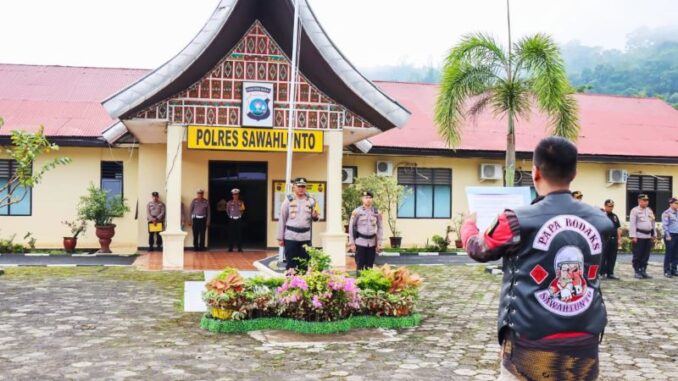 Pembacaan Ikrar Keselamatan Berlalulintas dari Club Bermotor.