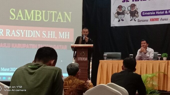 Pembinaan Penguatan Aparatur Pengawas Pemilu Se Kabupaten Tanah Datar.