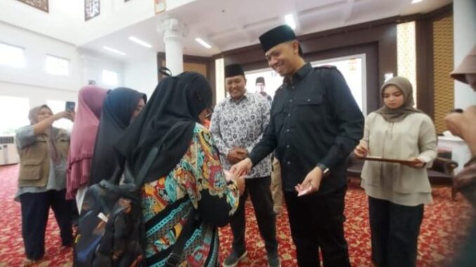 Penyaluran bansos dan PKH serta program sembako triwulan I tahun 2024.